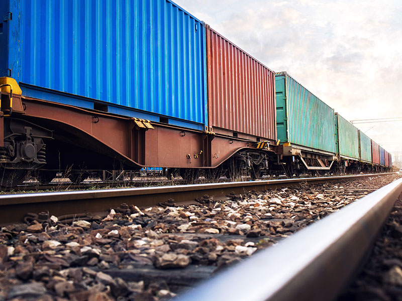 Umfassendes Eisenbahnnetz